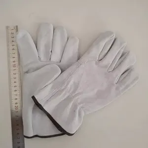 Gants de travail en tricot de coton utilitaires résistants au glissement en PVC à pois résistants pour la construction et le jardinage - Product Image 5