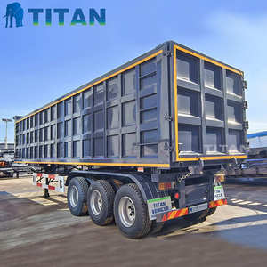 TITAN Buen Precio China Remolque Volquete de 3 Ejes y 50 m³ Nuevo Semirremolque Volquete Trasero en Venta en Sierra Leona - Product Image 1