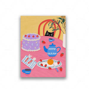 Pósteres Divertidos de Gatos para Cocina, Lienzos Decorativos, Arte de Pared - Product Image 3