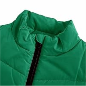 Nuevas chaquetas de chaleco de color único 2025 con cuello levantado, chaquetas de invierno hinchadas para calentar el cuerpo - Product Image 3