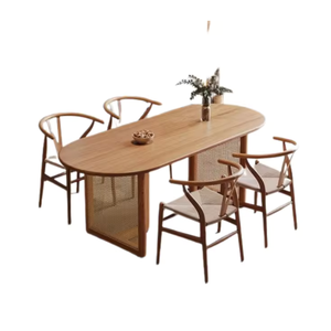 Juego de mesa de comedor para restaurante, muebles para el hogar, diseño japonés, producto Costumiz súper cómodo - Product Image 1