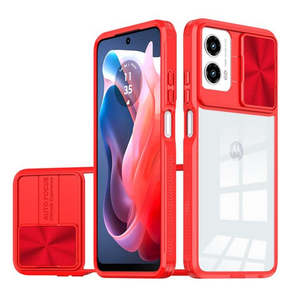 Étui hybride premium Motorola G 5G 2025 Moto G 2026 G Play 2026 avec protection d'appareil photo rouge - Product Image 1