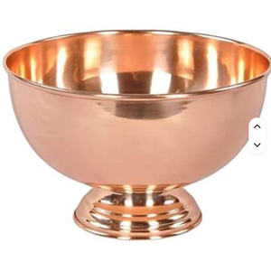 Tazón de cobre decorativo para la venta caliente diseño moderno tazón de cobre champán bar restaurante enfriador cerveza Mesa - Product Image 4