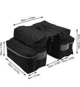 Meilleure vente sac latéral de selle de moto en cuir véritable de haute qualité en nylon et polyester caractéristique durable prêt pour l'expédition - Product Image 4