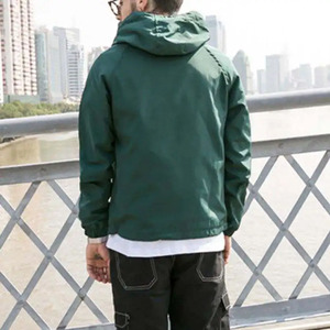 OEM Factory High Quality Men's Autumn <b>Running</b> <b>Jacket</b> Custom Windbreaker Breathable Windproof Casual Quilted Canvas Stand Outdoor - Product Image 3
