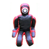Mannequins de boxe personnalisés avec logo, sacs de frappe gonflables en cuir PU pour adultes, réglables avec sangle, tailles personnalisables