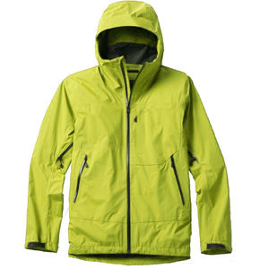 Veste de pluie respirante à 3 couches avec logo personnalisé pour hommes et femmes, fermeture éclair, imperméable, coque rigide pour usage extérieur - Product Image 1