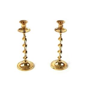 Candelabro Decorativo para Mesa de Jardín, Candelabro de Diseño Hecho a Mano con 5 Brazos, Bañado en Oro, para Bodas y Fiestas - Product Image 2