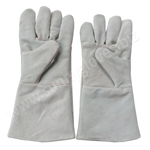 Gants de sécurité longs résistants à la chaleur Gants de soudage en cuir de vache - Product Image 1