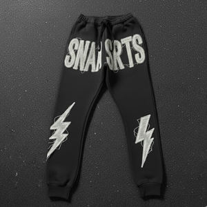 Fabricant de vêtements personnalisés, patch brodé, survêtement délavé, qualité supérieure, logo personnalisé, survêtements brodés délavés - Product Image 3