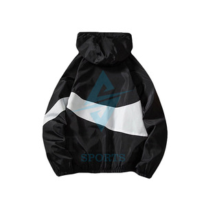Custom Logo Front Embroidery <b>Men's</b> Eco-Friendly Breathable Waterproof Softshell Hooded Windbreaker <b>Jacket</b> 100% Polyester Winter - Product Image 2