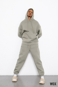 Chándal personalizado para hombre, conjunto de Sudadera con capucha, 100 algodón, ajuste de talla grande, producto OEM de grado Premium, ropa urbana al por mayor, 2023 - Product Image 4