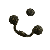 Poignée de tiroir en laiton antique avec bouton pour armoire placard tiroir poignée et bouton pour bureau maison cuisine utilisation