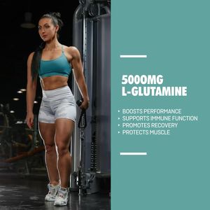 Suplementos de Glutamina en Polvo para un Estilo de Vida Activo, para la Recuperación Muscular Post-Entrenamiento, Apoyo Inmunológico y Alivio del Dolor - Product Image 4