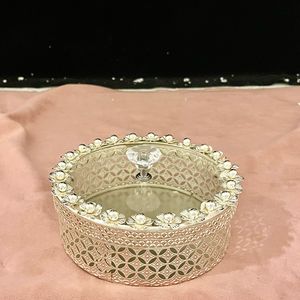 แผ่นเสียงชุบเงินหรูหราสำหรับตกแต่งบ้านดีไซน์วงกลมอะคริลิคที่ทันสมัยสีทองทำจากหัตถกรรมโลหะทองเหลือง - Product Image 6