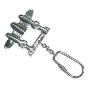 Alphabetic Capital X <b>Keyring</b> Cast Aluminium Light Weight Metal <b>Keyring</b> Silver Finished High Quality Key Chain Best for Gift - Product Image 6
