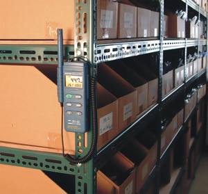 Medidor de temperatura y humedad portátil Datalogger con sonda para uso industrial - Product Image 3