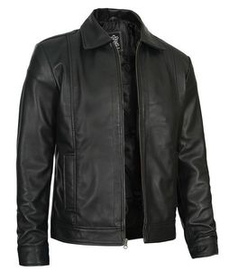 Vestes en cuir véritable de haute qualité: une durabilité de base de mode classique élégance élégante intemporelle mode mat brillant - Product Image 3