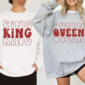 Conjunto con Temática de San Valentín, Sudadera para Celebración de San Valentín, Ropa Cómoda y Cálida con un Look Inspirado - Product Image 5