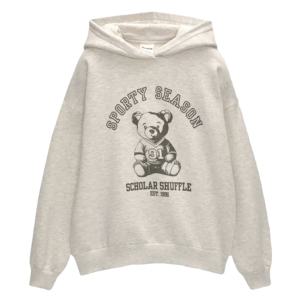 IOTA SPORTS Sudaderas con capucha con estampado de pantalla para mujer 380GSM Fleece Muy suave Fleece Luxury Streetwear Style Mujeres Sudaderas con capucha y sudaderas - Product Image 1