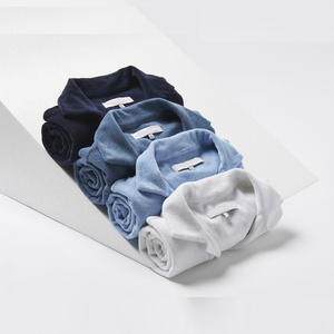 เสื้อกอล์ฟผู้ชายคุณภาพสูง ทรงปกติ แขนครึ่งตัว สำหรับธุรกิจลำลอง สีพื้น ปรับแต่งโลโก้ได้ แห้งเร็ว ระบายอากาศดี ผ้าถัก - Product Image 4