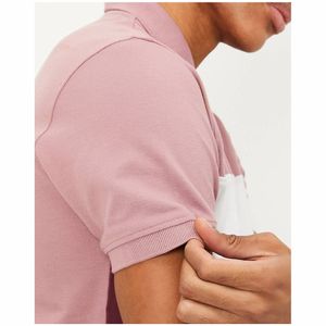 เสื้อโปโลผ้าฝ้ายของผู้ชายแบบระบายอากาศได้ใส่สบายและมีเทคนิคการเย็บปักโลโก้ตามสั่ง2025 - Product Image 6