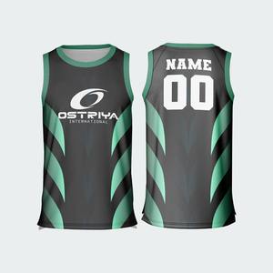 Maillots de football et de basketball unisexes de haute qualité avec impression par transfert thermique, grande taille, logo frontal, sans manches, pour les sports d'été - Product Image 2