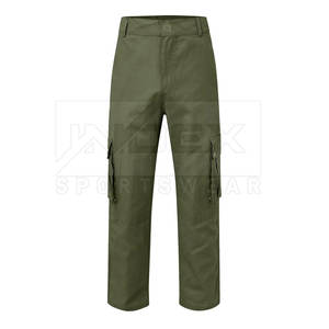 กางเกงคาร์โก้ลำลองน้ำหนักเบาสำหรับผู้ชาย-กางเกงวิ่งผ้าคอตตอนแห้งเร็วผ้า100% คุณภาพระดับพรีเมียมระบายอากาศได้ดี - Product Image 4