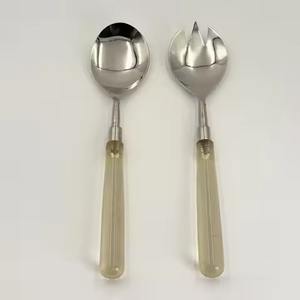 Cuillère à salade en acier inoxydable de haute qualité, ustensile de cuisine durable pour la maison et les restaurants - Product Image 6