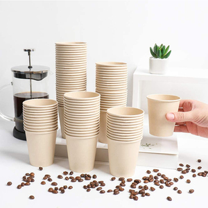 Gobelets en papier kraft de 8 oz, 12 oz, 16 oz avec couvercles, gobelets jetables en papier pour emporter, gobelets à café, gobelets à thé, gobelets pour boissons chaudes - Product Image 5
