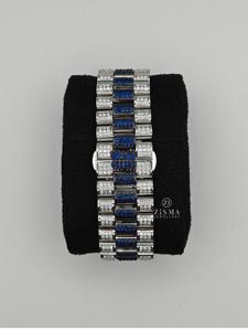 คลาสสิก VVS/Def ได้รับการรับรอง Moissanite รอบตัดเพชรนาฬิกาสร้างขึ้นสำหรับผู้ชาย epitomizing แถวหน้าของแฟชั่นฮิปฮอป - Product Image 3