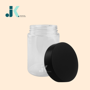 Tarro transparente de mezcla de hierbas PET de 19oz de alta calidad con tapa CR Soluciones OEM/ODM resistentes a los niños para botellas de plástico M0343 - Product Image 2