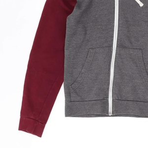 Women's Classic Maroon Grey Cotton Fleece <b>Pullover</b> Hoodie Breathable Streetwear <b>Jumper</b> Top for Winter - Product Image 4