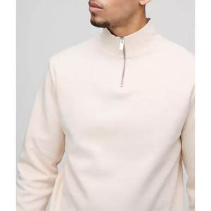 Sudadera personalizada con media cremallera, 100% algodón, forro polar grueso, para hombre y mujer - Product Image 3