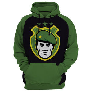 Ropa de calle personalizada 100 por ciento de algodón Sudadera con capucha de cara completa Cremallera hasta capucha Sudadera con capucha de moda con cremallera - Product Image 5