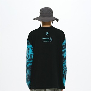 Nueva moda personalizada brazo Tie Dye hombres sudaderas moda algodón pulóver sudaderas - Product Image 5