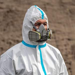 Masque respiratoire demi-visage réutilisable 3M 6300 en TPE, léger et confortable, offre une protection fiable contre les particules et les gaz - Product Image 6