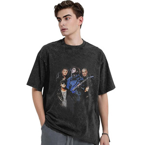 เสื้อยืดพรีเมียม 240 GSM ผ้าหนา ซักย้อมสีแบบแอซิดวอช สตรีทแวร์สั่งทำพิเศษ ทรงโอเวอร์ไซส์ วินเทจ ผ้าฝ้าย - Product Image 1