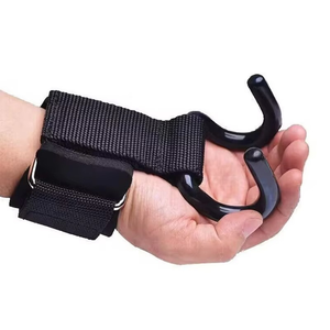 สายรัดข้อมือทำจากผ้าฝ้ายสำหรับงานหนักน้ำหนักเบาตะขอสำหรับออกกำลังกายยกน้ำหนักยกน้ำหนัก - Product Image 3