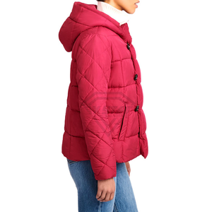 Chaqueta de Invierno Cálida para Mujer, Chaqueta Acolchada Mediana, Abrigo Acolchado Suave para Viajes y Uso al Aire Libre - Product Image 3