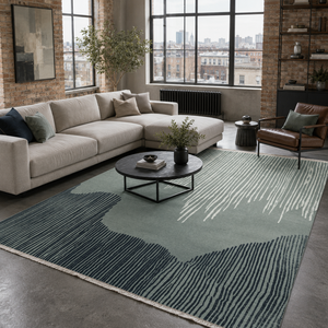 Alfombra Lavable Moderna RW7081 Beacon Olive de Rug Weavers, Venta al por Mayor, Chenilla Lavable, 10 Tamaños - Product Image 1