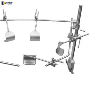 Esparcidor de Retractor abdominal de acero inoxidable con apertura de 20cm de alta calidad con hoja central, Kit de sutura Manual, instrumento médico - Product Image 6