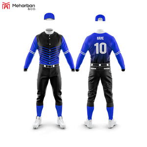 Último diseño OEM al por mayor personalizado sublimado uniformes de béisbol barato en blanco gran oferta uniforme de béisbol - Product Image 4