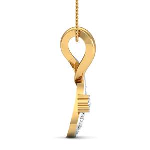 18K Gold Plated Teardrop Pendant Necklace with White Zircon Gemstone Beads Fashion Accessory for Women's Parties Perfect Gift - Product Image 5