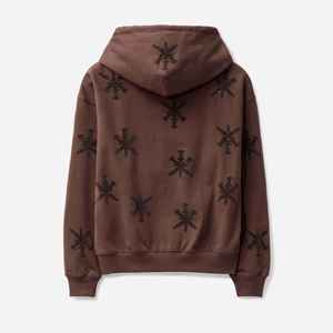 Unisex Winter Cotton Polyester <b>Fleece</b> Hoodies Custom Made <b>Black</b> Rhinestone Letter Design Digital Printing Heavyweight - Product Image 5