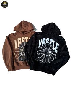 Nuevo Conjunto Deportivo de Moda para Hombre, con Capucha, Pedrería, 100% Algodón, Transpirable, Ligero, Totalmente Personalizable - Product Image 2