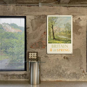 Drop Shipping 20X30 CM Tin Plate Metal Sign Customized Funny Painted Plaque for Coffee Shop Man Cave Wall Art United <strong>Kingdom</strong> - Product Image 2