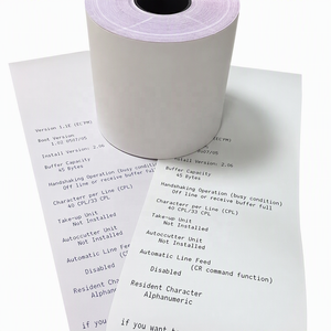 Rouleau de papier autocopiant NCR 76x76mm en gros, 2 ou 3 plis, pour impression de reçus couleur multi-copie, taille de mandrin personnalisée - Product Image 1