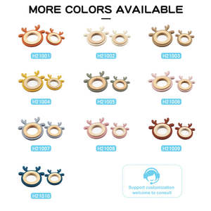 Mordedor de Anillo de Silicona para Bebés, Libre de BPA, de Grado Alimenticio, Mordedor de Anillo para Bebés 2026, Venta al por Mayor, OEM, Animales Grandes y Lindos, Juguetes para la Dentición - Product Image 6