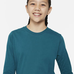 Offre Spéciale été vêtements pour enfants en gros 2023 enfants à manches longues t-shirt enfants solide t-shirt décontracté - Product Image 3